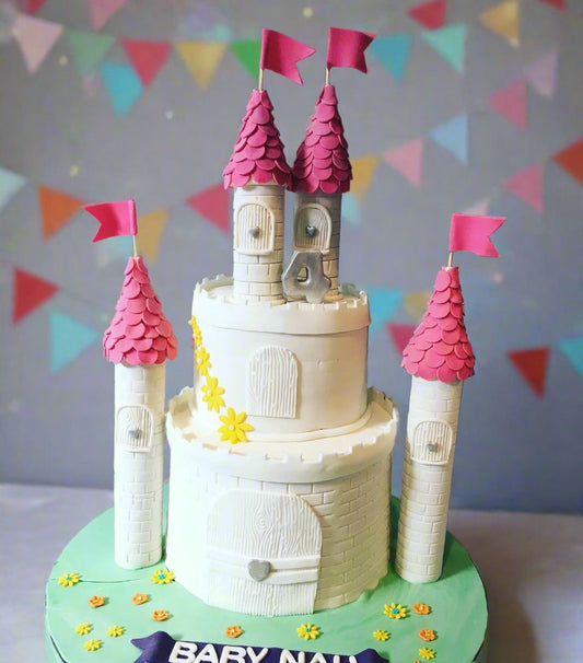 Princess' Castle Cake
