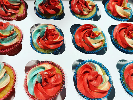 3 Toned Cupcakes