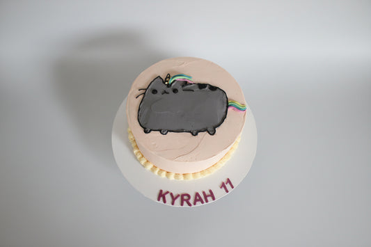 Cat on cake