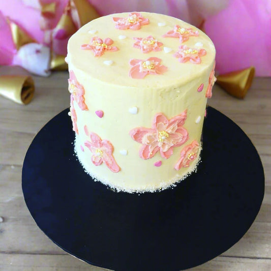 Pink & White Cake