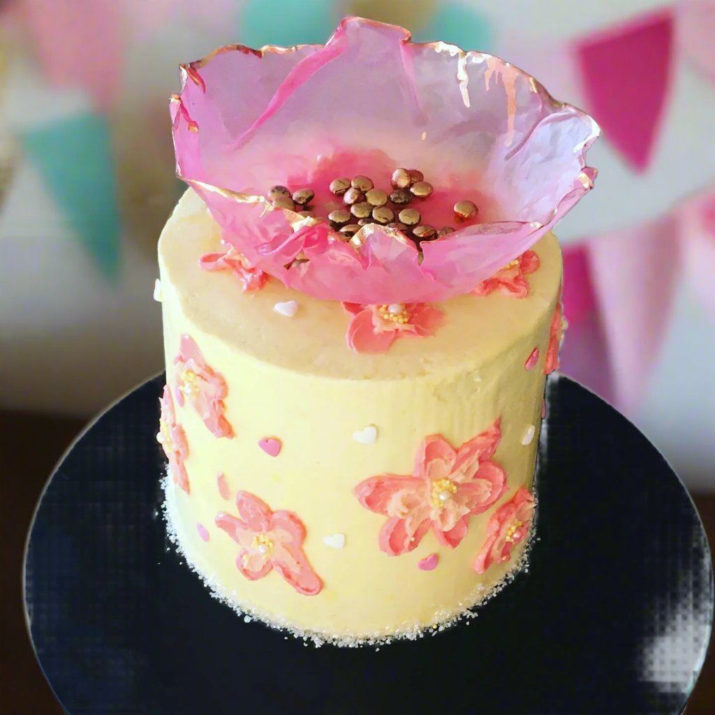Pink & White Cake