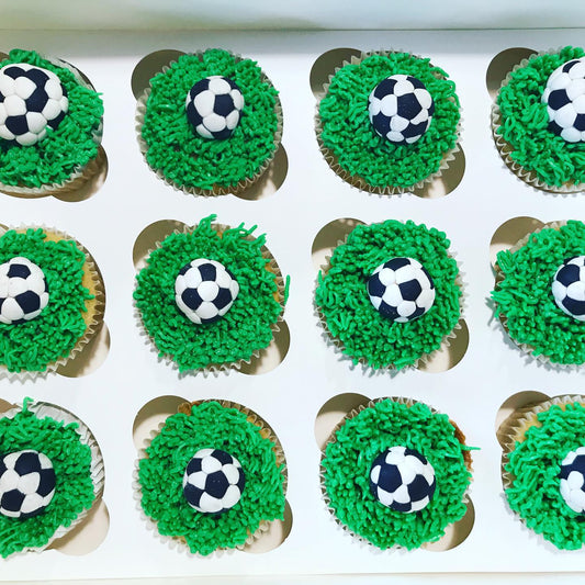 Soccer Cupcakes
