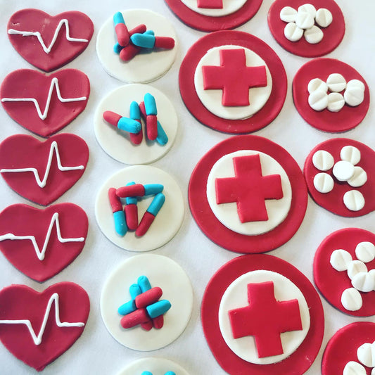 First Aid Cupcakes
