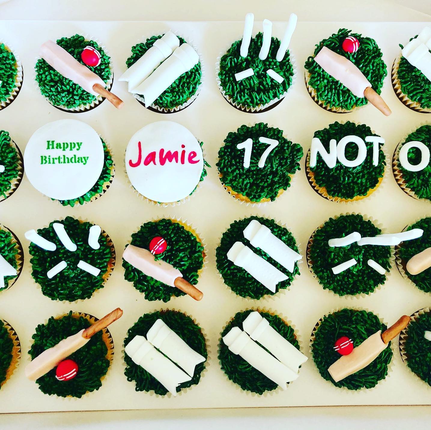Cricket Cupcakes