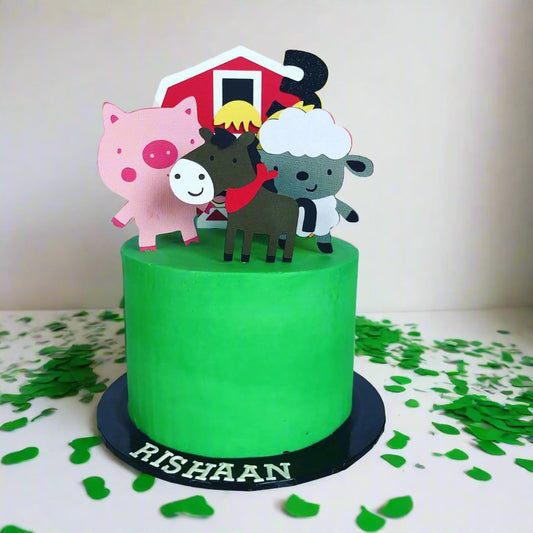 Farm Animal Cake