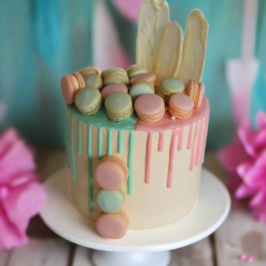 Baby Shower Drip Cake