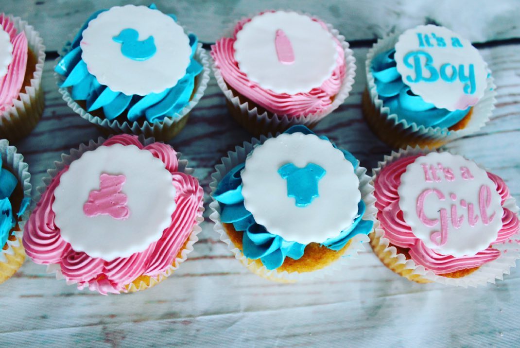 Gender Reveal Cupcakes