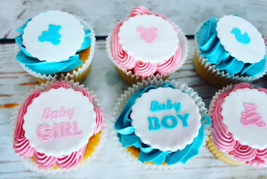 Gender Reveal Cupcakes