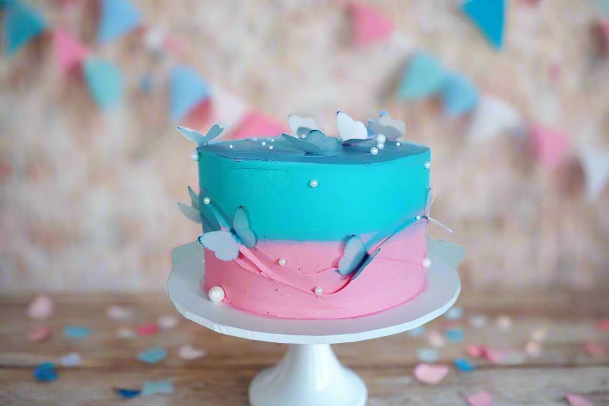 Baby Shower butterfly Cake