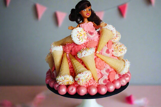 Pink Doll Cake
