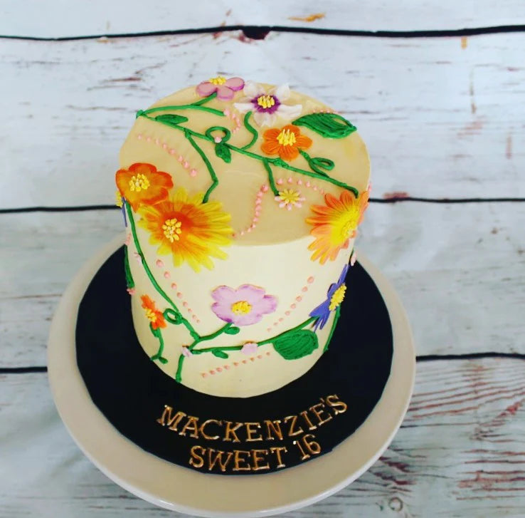 Flower Themed cake