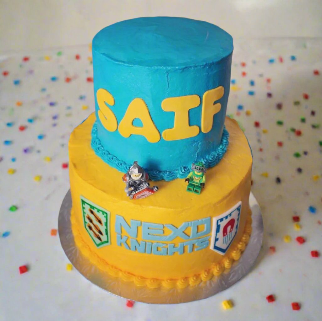 Nexo Knight Cake