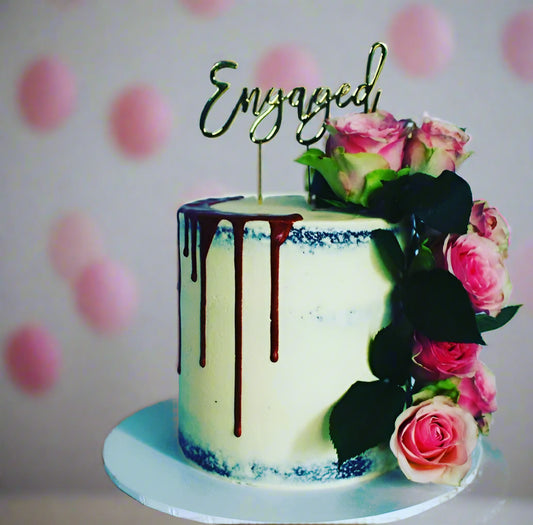 Semi-Naked Chocolate Cake