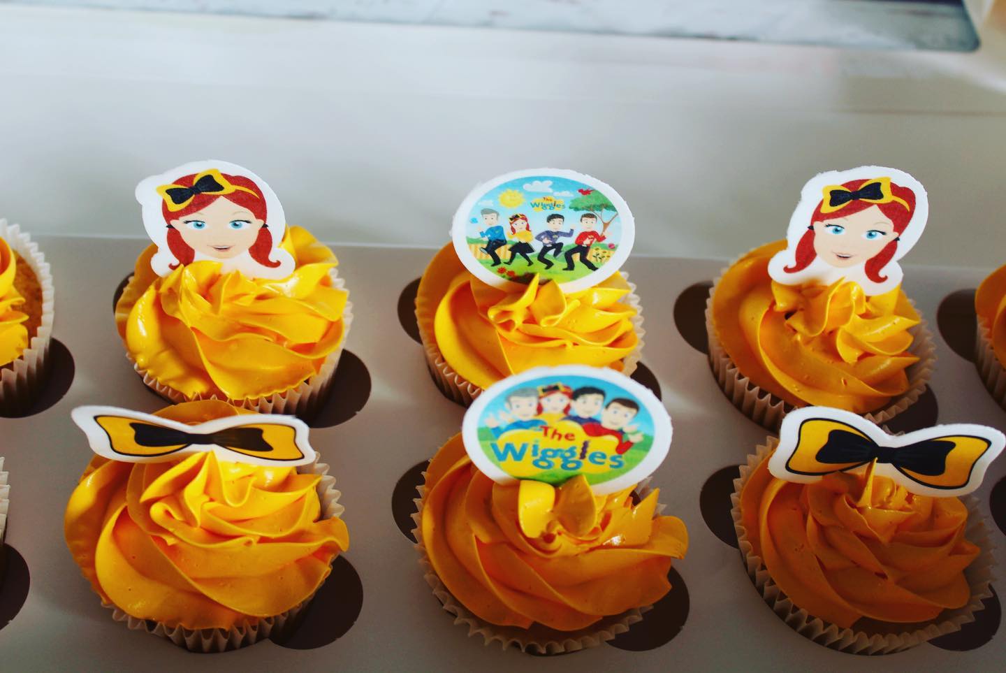 Wiggles Character Cupcakes