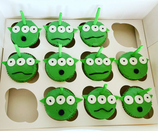 Alien Cupcakes