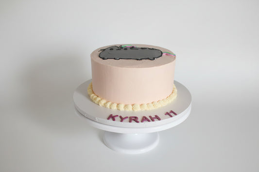 Cat on cake
