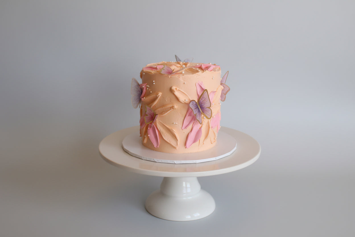 Butterfly Flower Cake