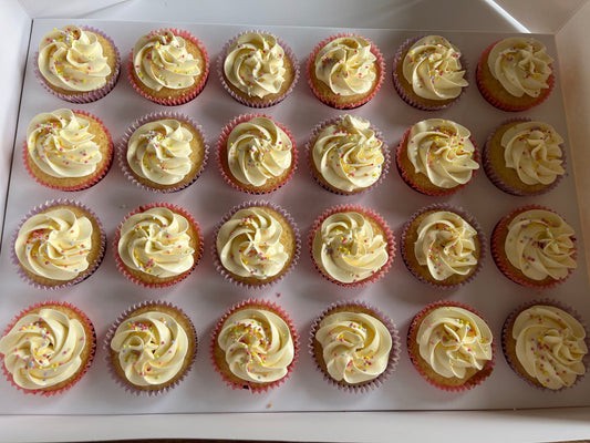 Vanilla Sprinkle Swirl