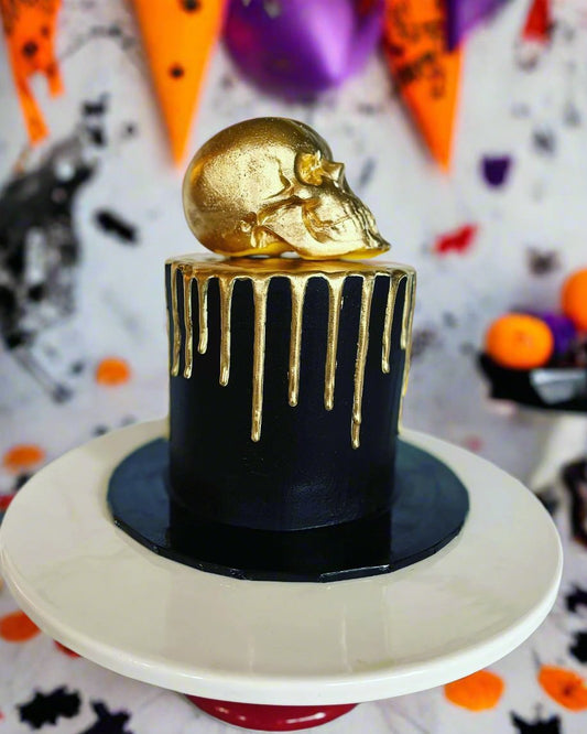 Skull Drip Cake
