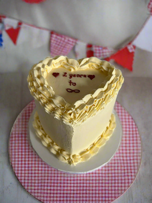 Vintage Heart Cake