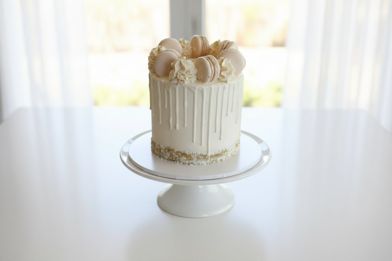 Macaron Drip Cake