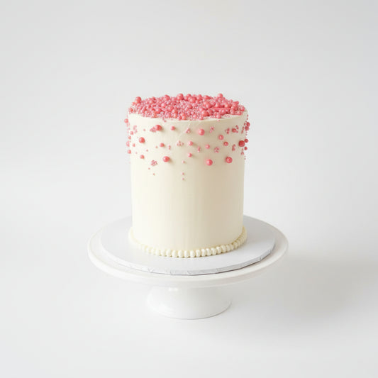 Pink Sprinkles Cake