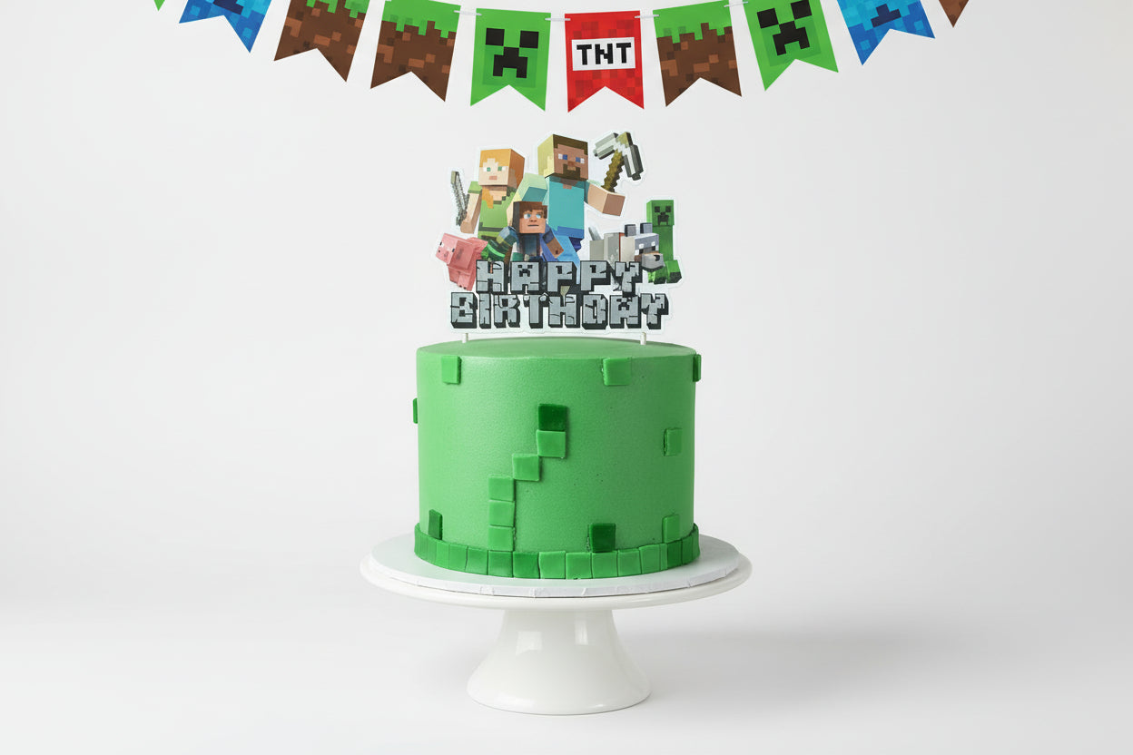 Minecraft cake